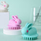 Soft Rubber Shampoo Brush for Kids' Scalp Massage