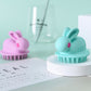 Soft Rubber Shampoo Brush for Kids' Scalp Massage